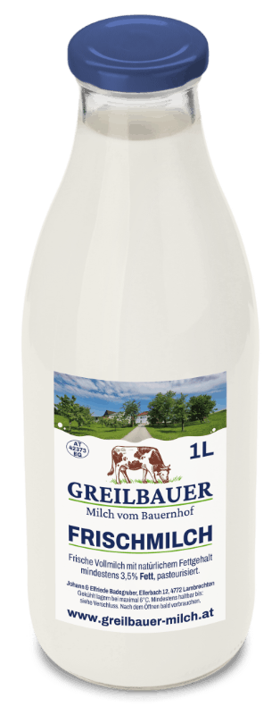 Greilbauer Milch - Frischmilch Flasche